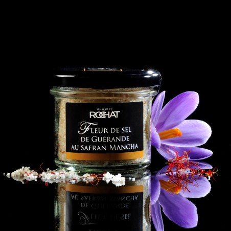 Fleur de Sel aus Guérande mit Safran Mancha 75g | Philippe Rochat