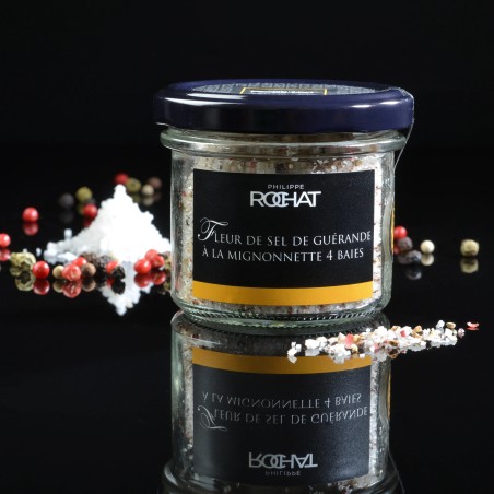 Fleur de sel de Guérande à la mignonnette 4 baies 75g