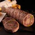 Ballottine de gibier aux pistaches et foie gras de canard 300g |Rochat