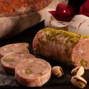 Ballottine de lapereau pistachées et foie gras de canard 150g|Rochat